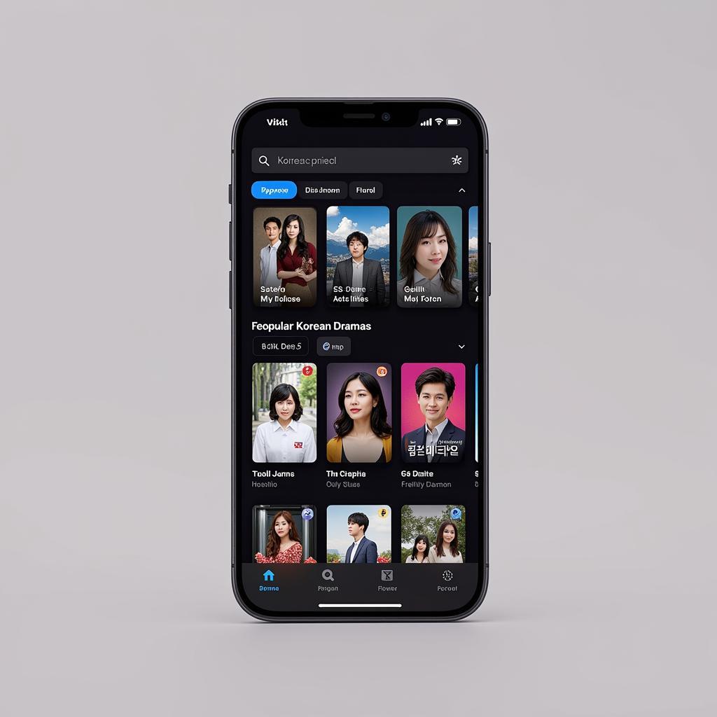 Viki app homepage