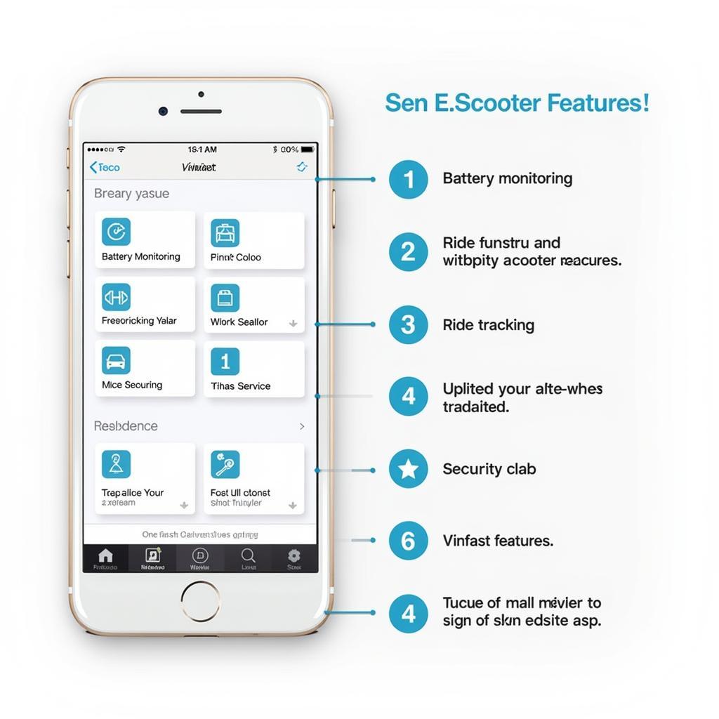 Vinfast eScooter App Features