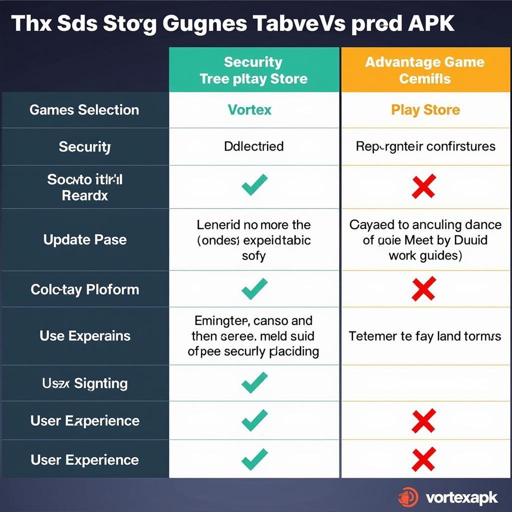 Vortex APK vs. Google Play Store Comparison