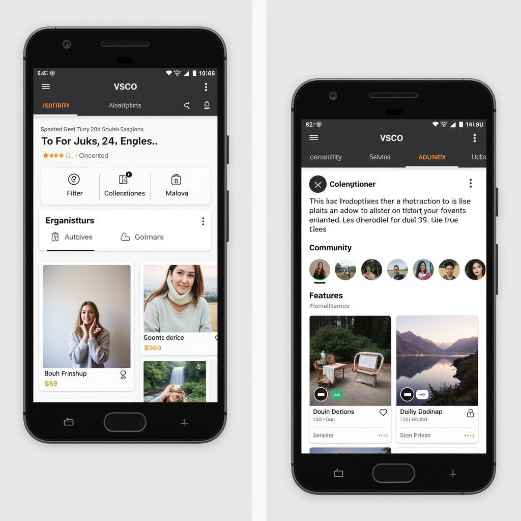 VSCO APK Interface