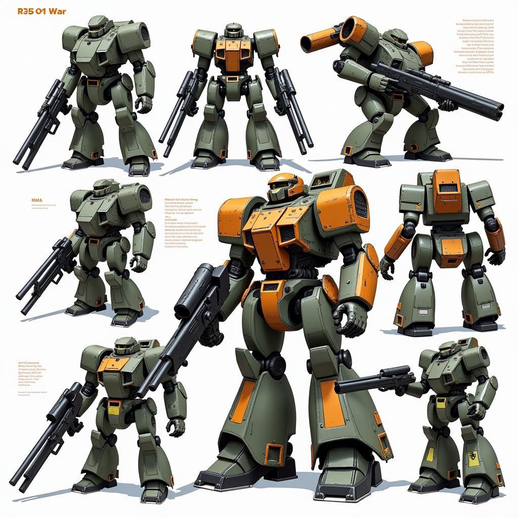 War Robots Robots and Weapons