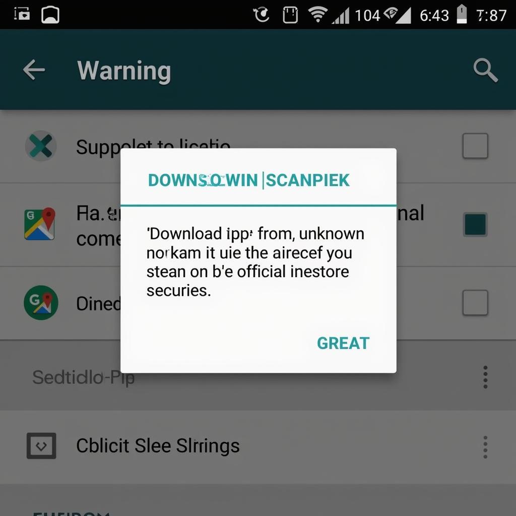 Warning Message When Downloading APK