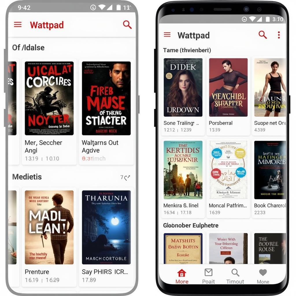 Wattpad APK Interface