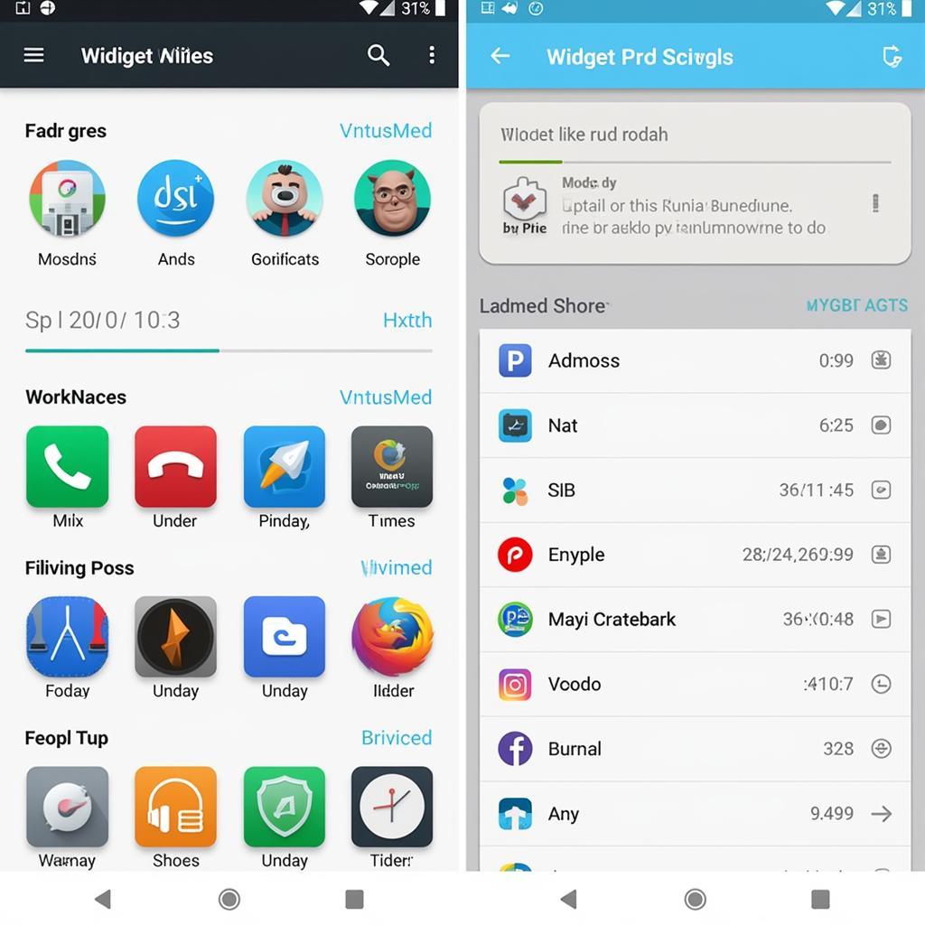 Widget Pro APK Home Screen