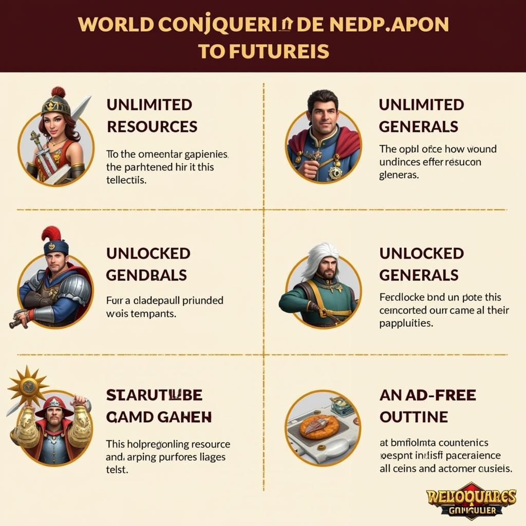 World Conqueror 4 Mod APK Features