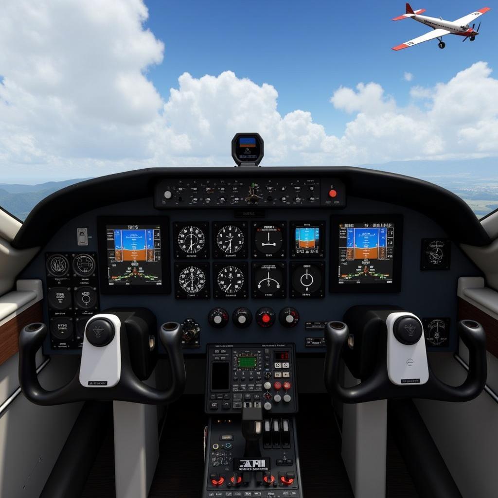 X Plane 10 APK Cockpit View