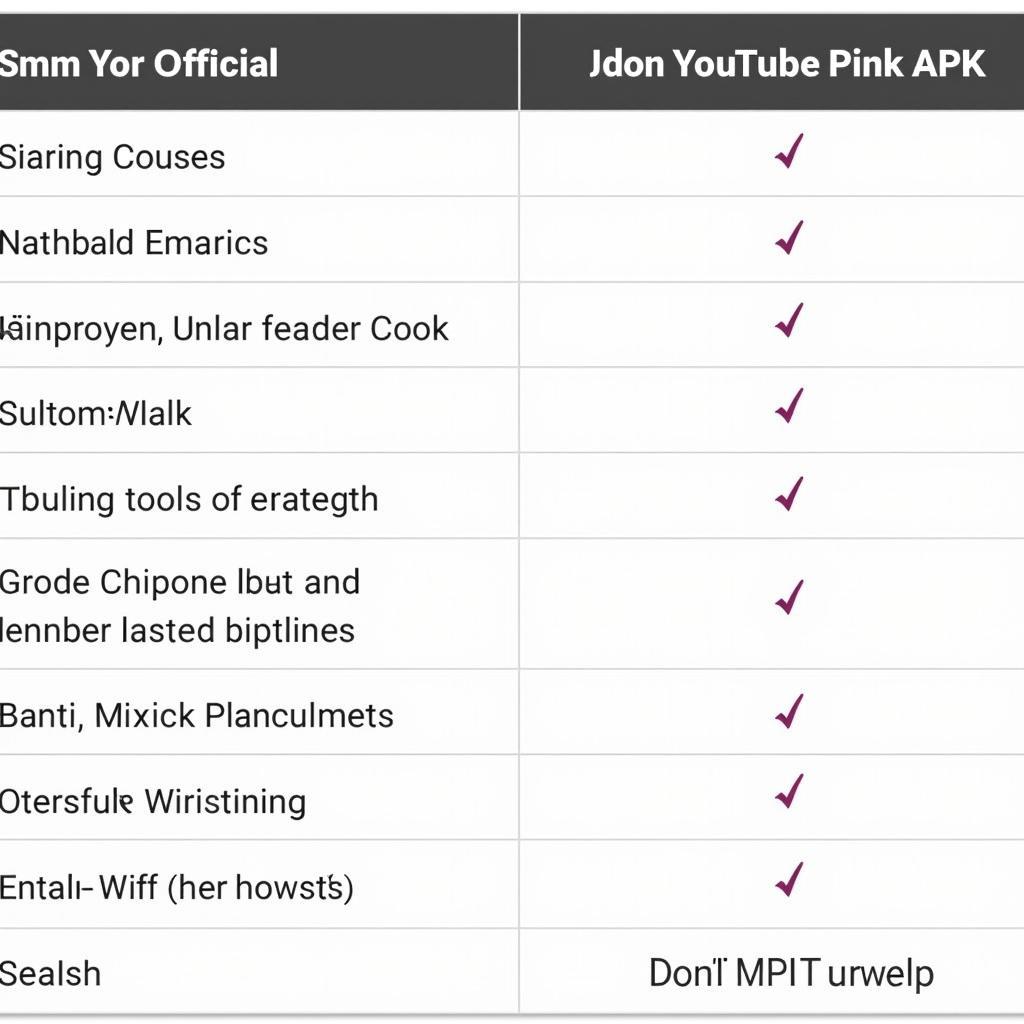 Comparing YouTube and YouTube Pink APK