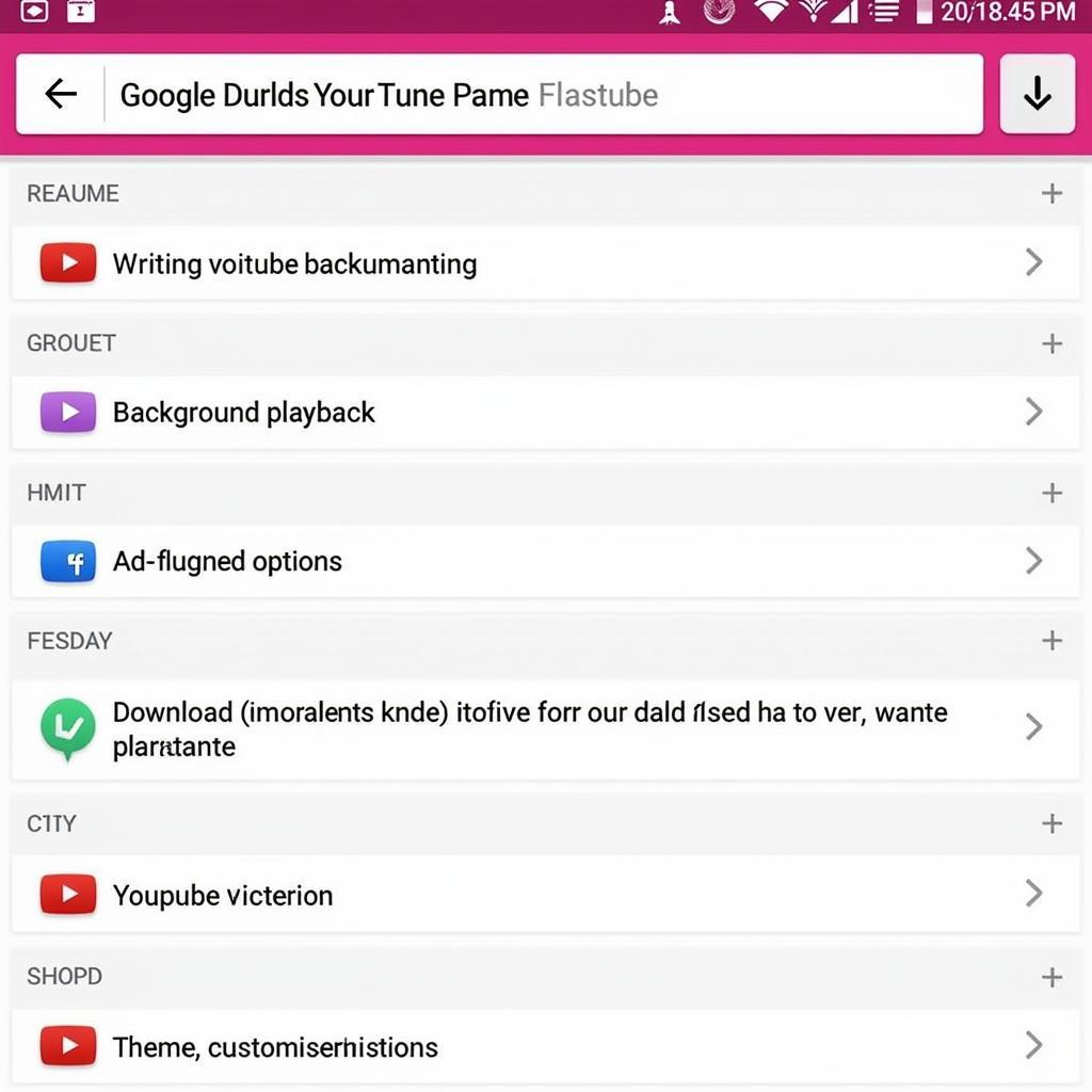 YouTube Pink APK Features