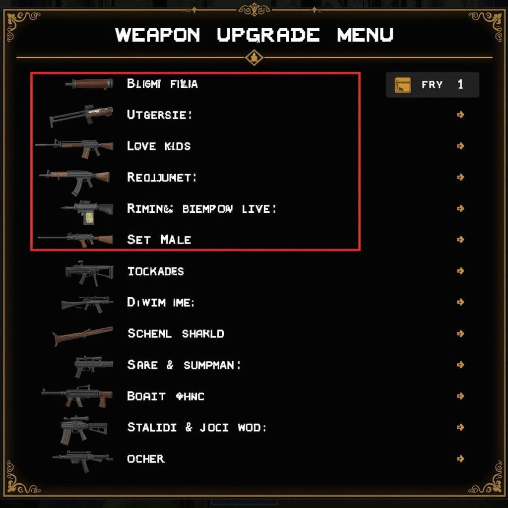 Zombie Age 3 Premium Mod APK Weapon Upgrade Screen