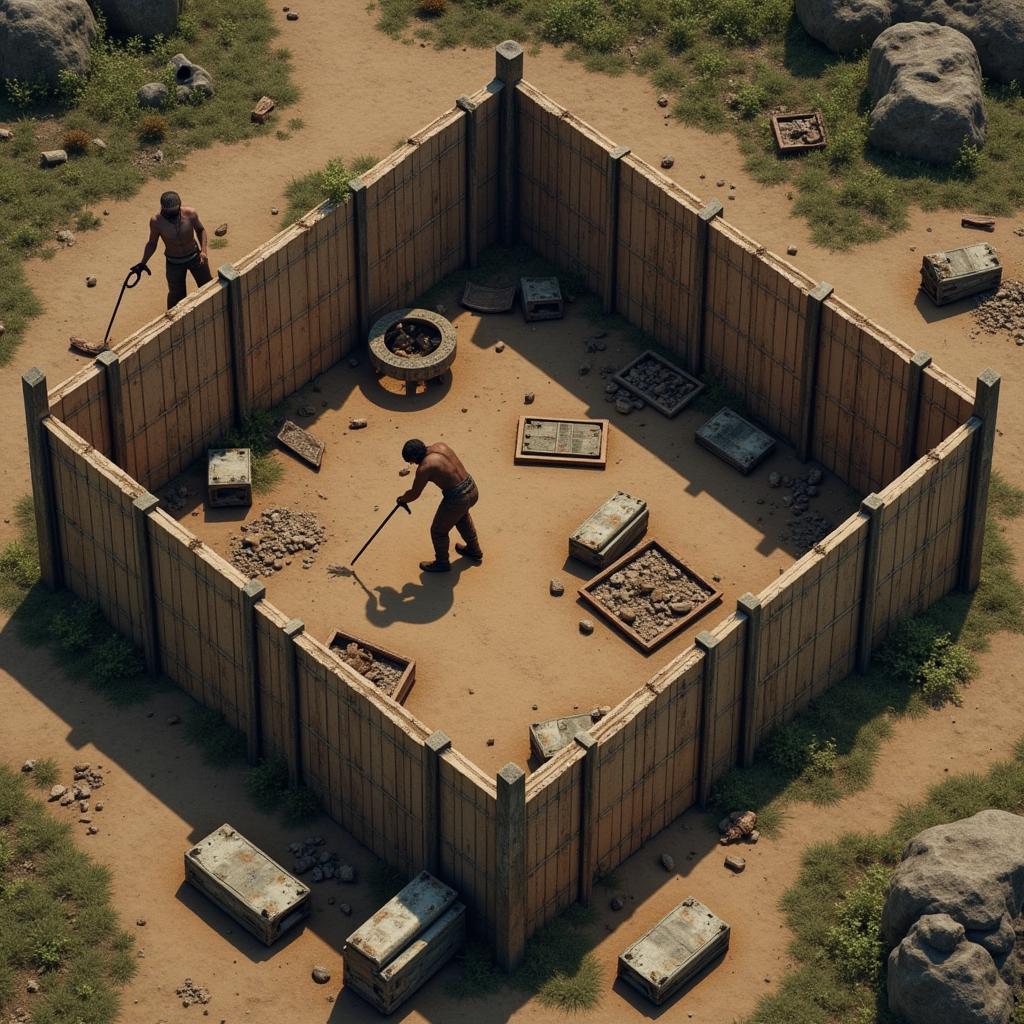 Building a Secure Base in 100 Day Survival APK