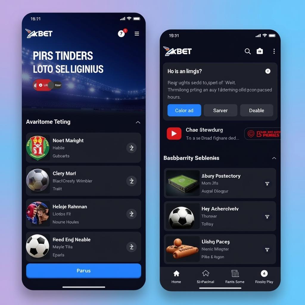 1xbet English APK Mobile Interface