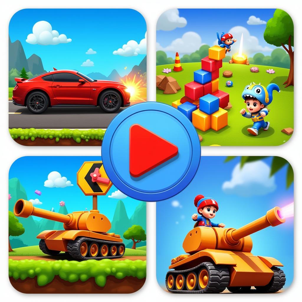 Variety of Mini Games in a Multiplayer App