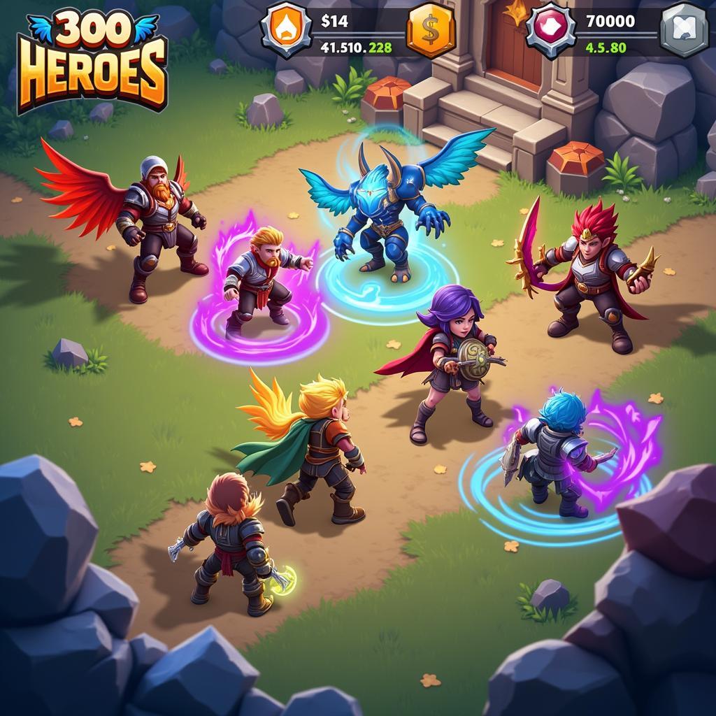 300 Heroes APK Gameplay Screenshot