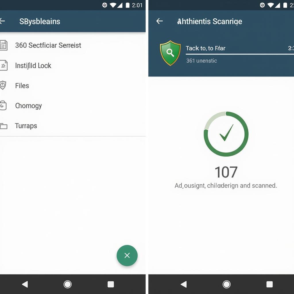 360 Security Lite APK Antivirus Scan in Progress