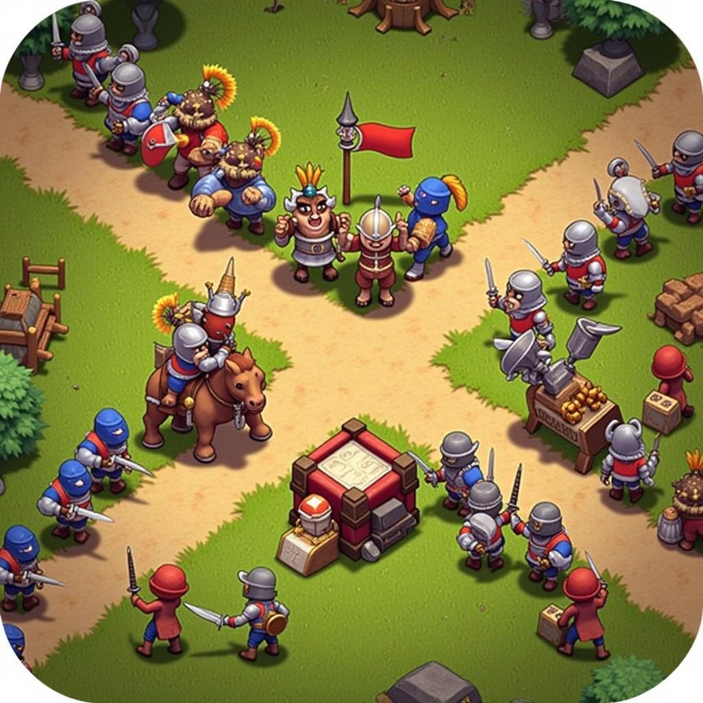 7 Worlders APK Battle Scene Gameplay Screenshot