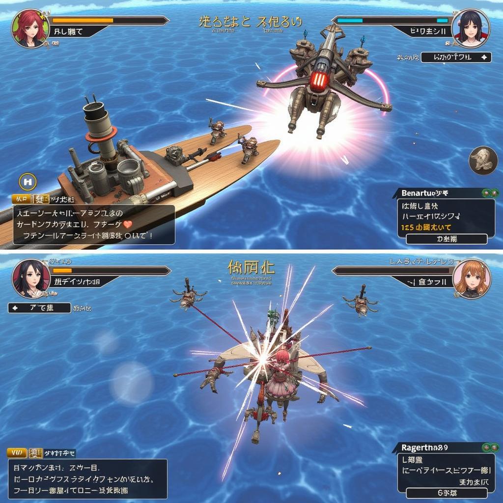 Intense naval combat in Abyss Horizon