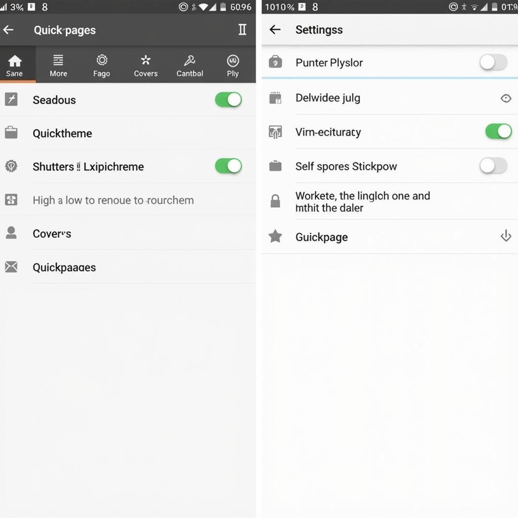 Action Launcher Plus 37.9 APK Settings Menu