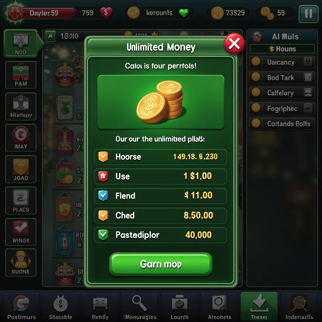 AdCap Mod APK Unlimited Money Screenshot