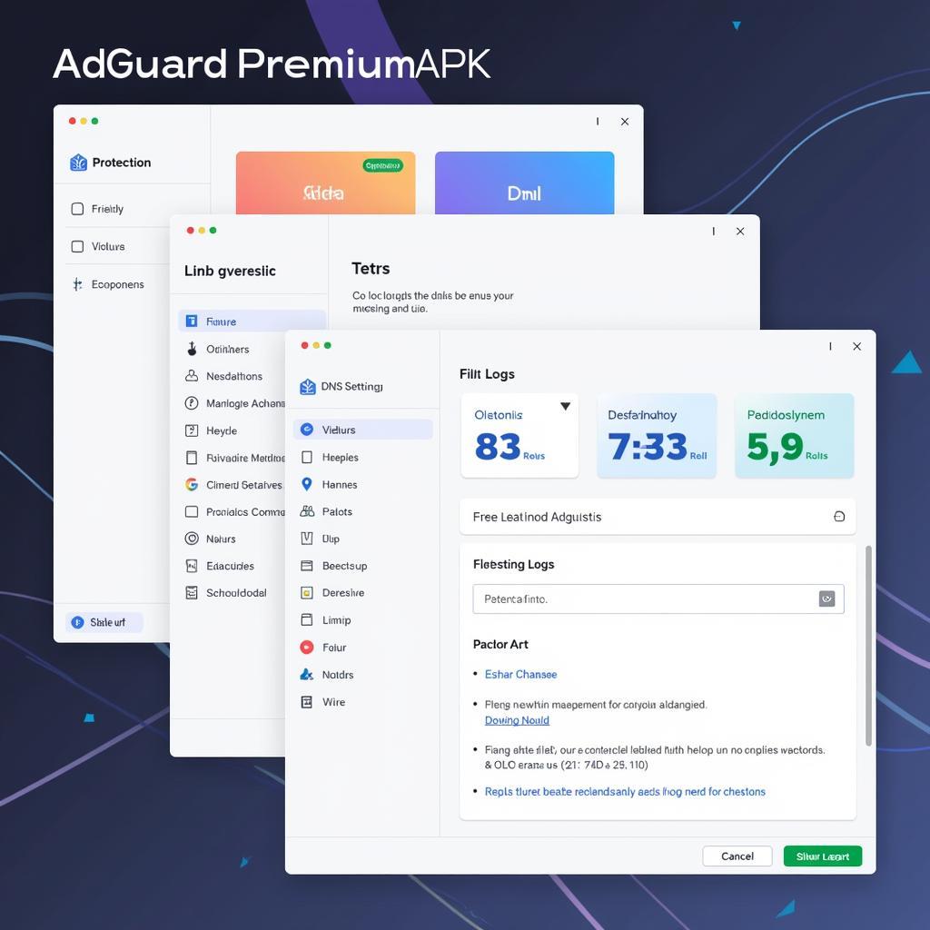 AdGuard Premium APK Interface Screenshot