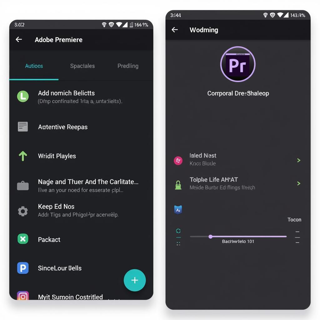 Adobe Premiere Clip APK Mod Interface