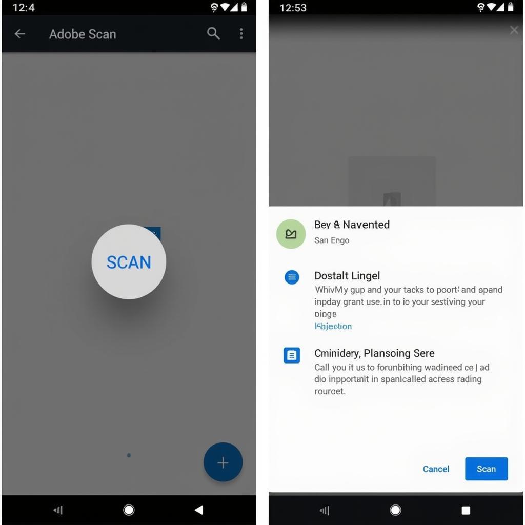 Adobe Scan APK Interface