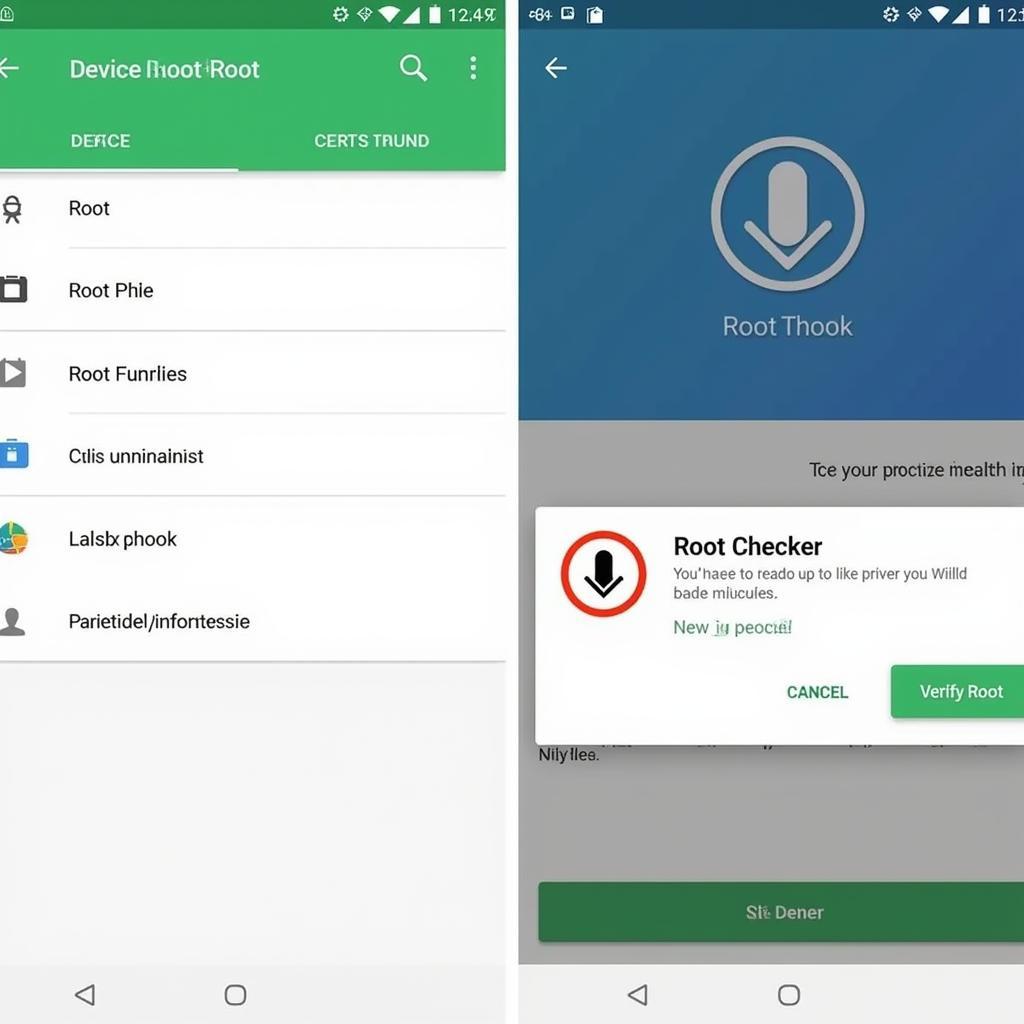 Advanced Root Checker APK Interface