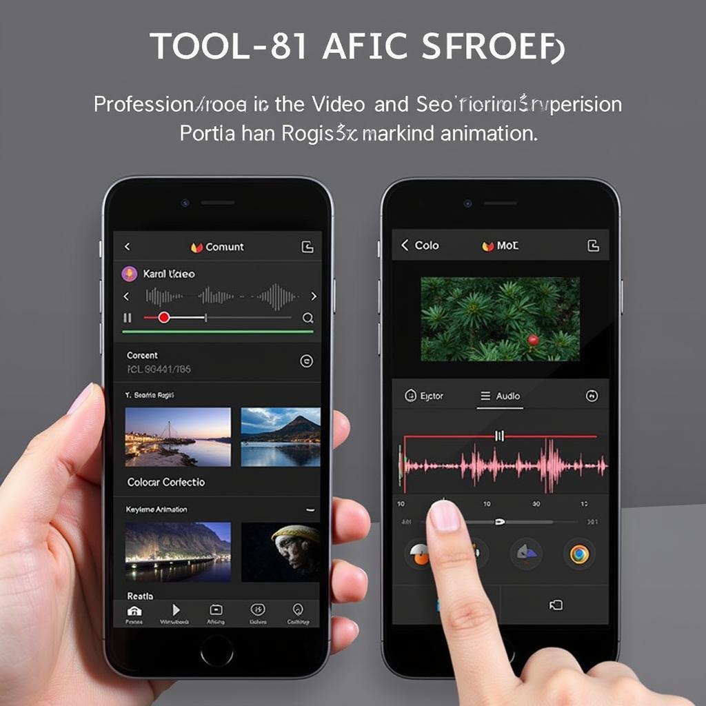 Advanced Video Editing Interface on Mobile