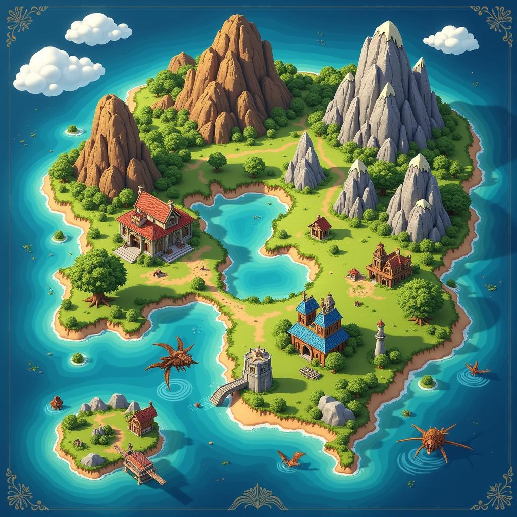 Adventures of Mana APK 1.0.8 World Map