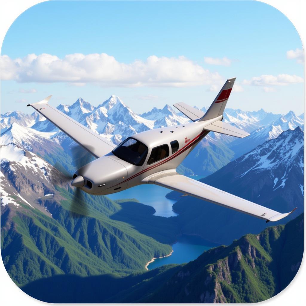 Aerofly 2 APK Mod Flight Over Mountains