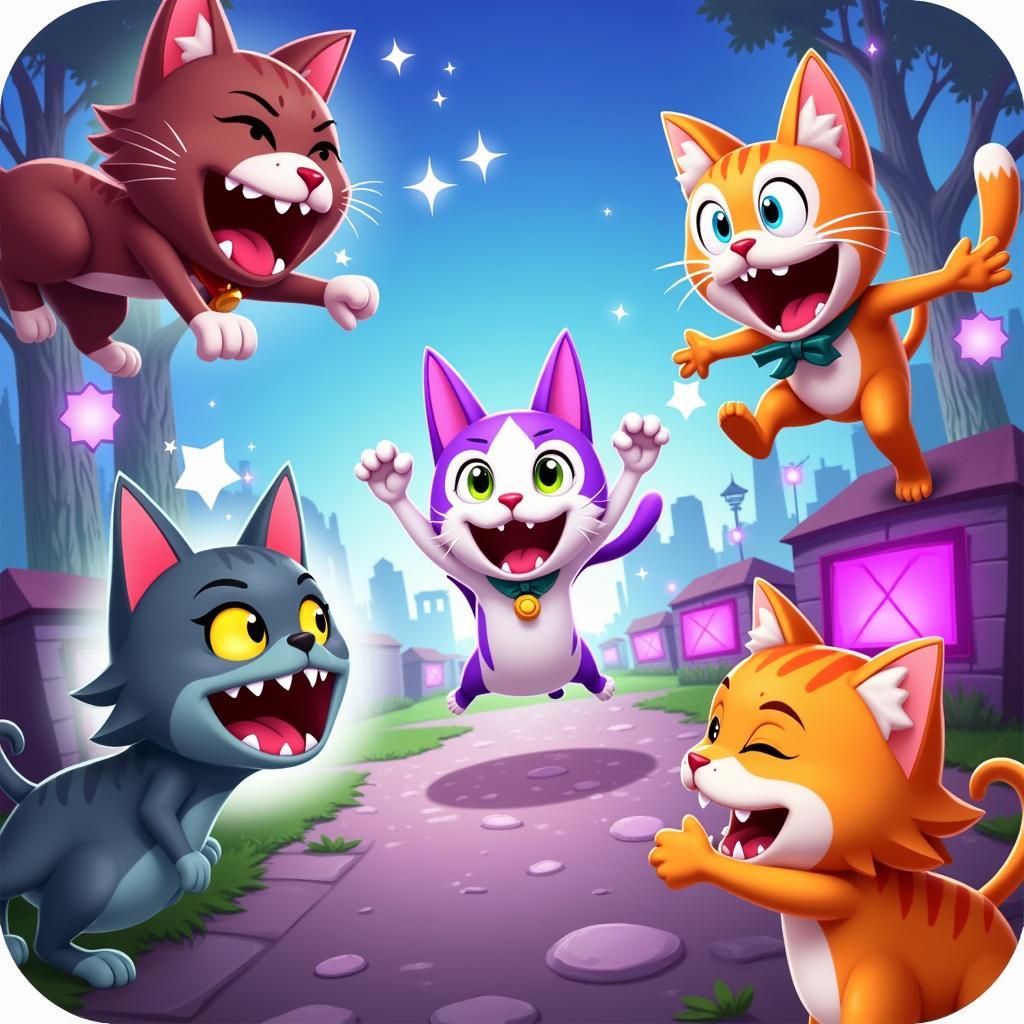 AFK Cats MOD APK Gameplay Screenshot