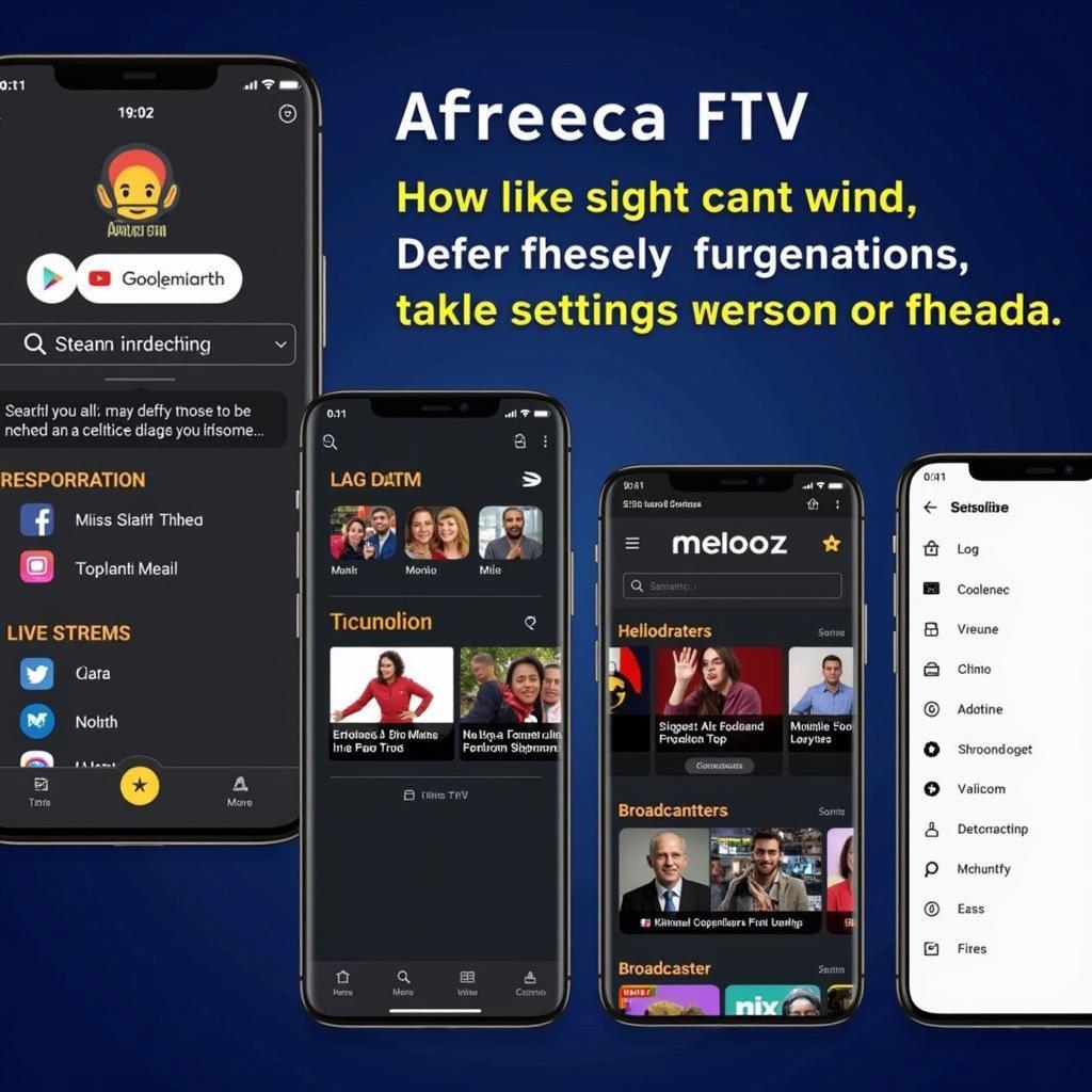 Afreeca TV APK Interface