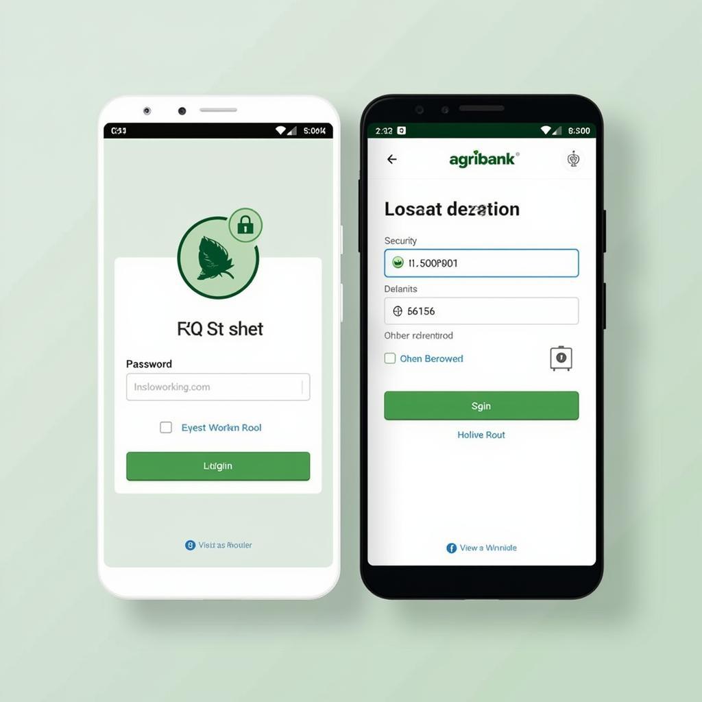 Agribank E Mobile Banking APK Login Screen