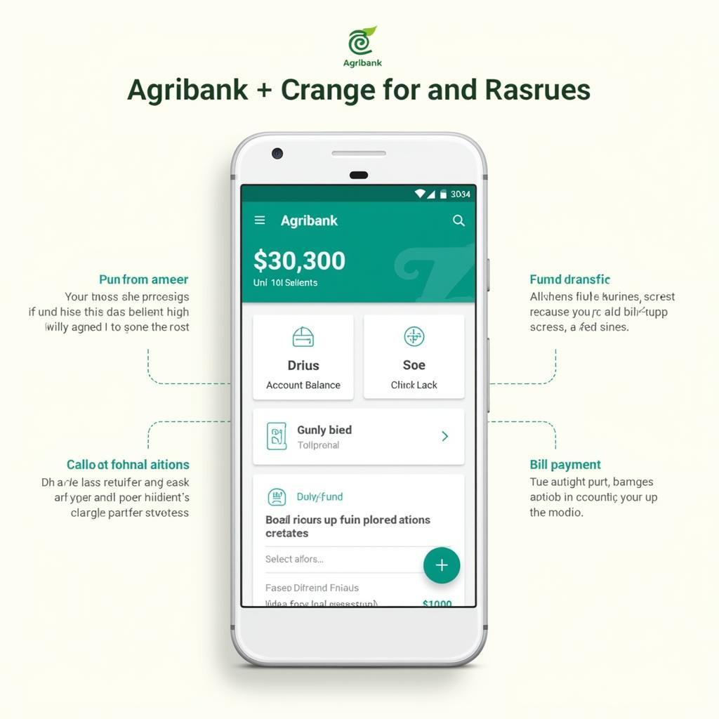 Agribank E-Mobile Banking App Interface