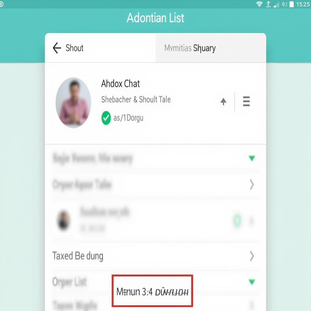 Aha Chat APK Interface