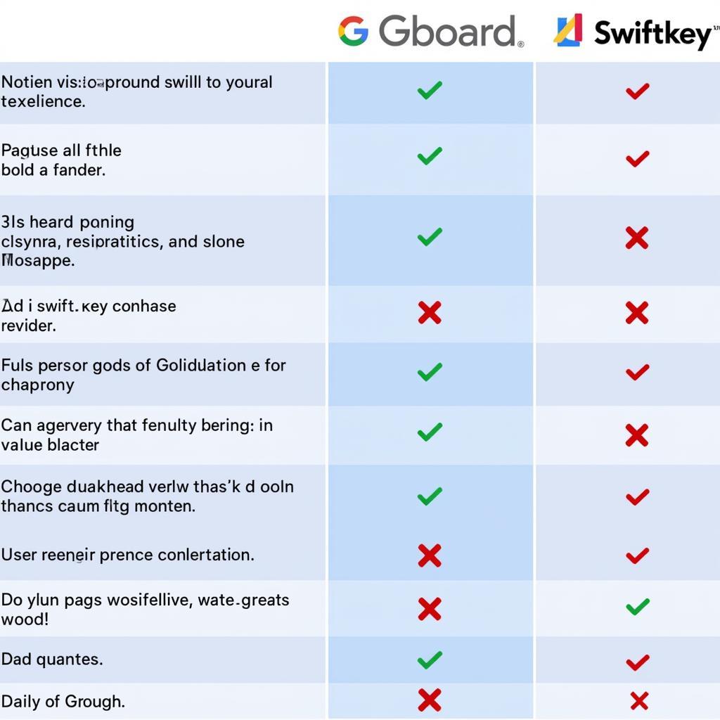 AI.Type Keyboard Comparison