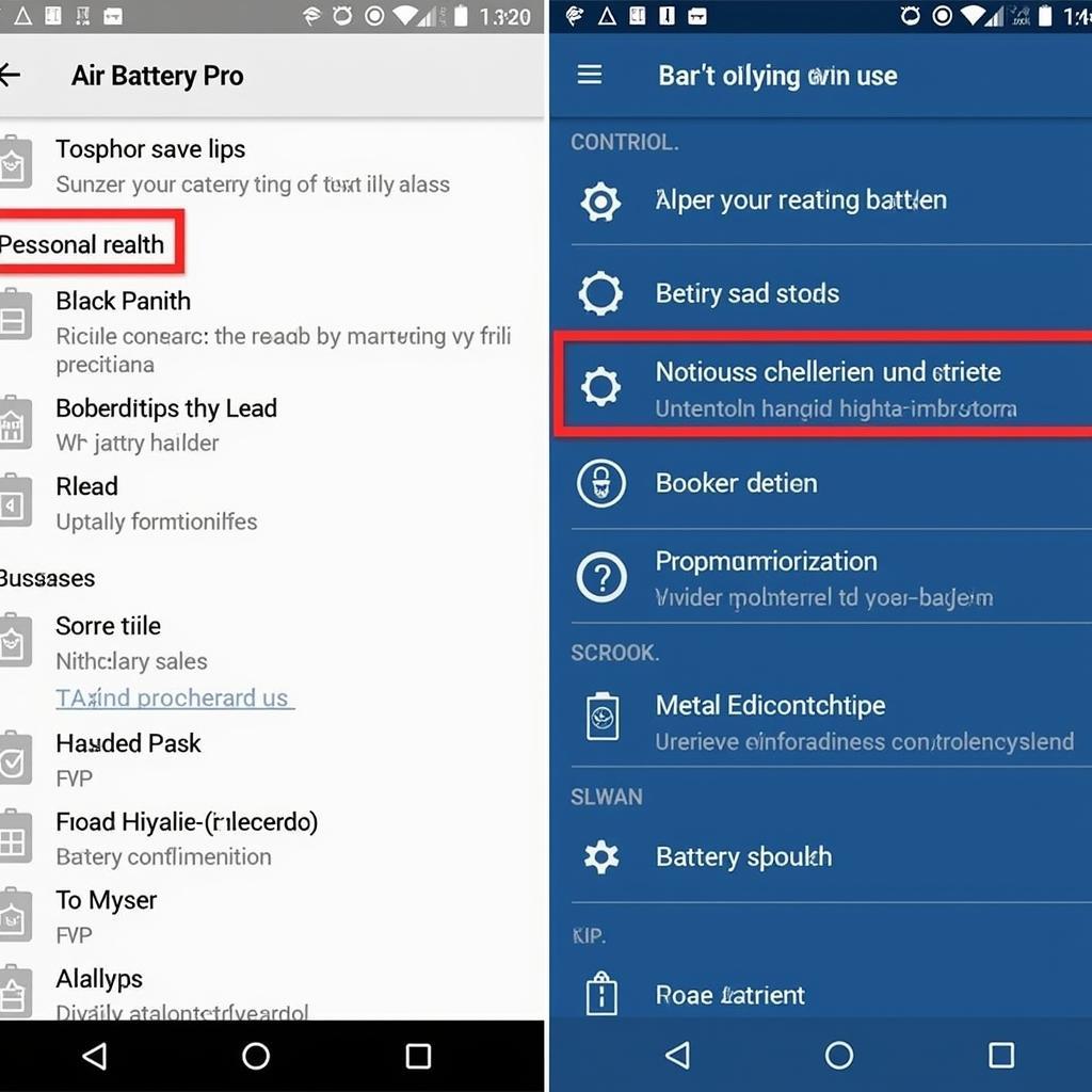 Air Battery Pro 1.3.2 APK Interface Overview