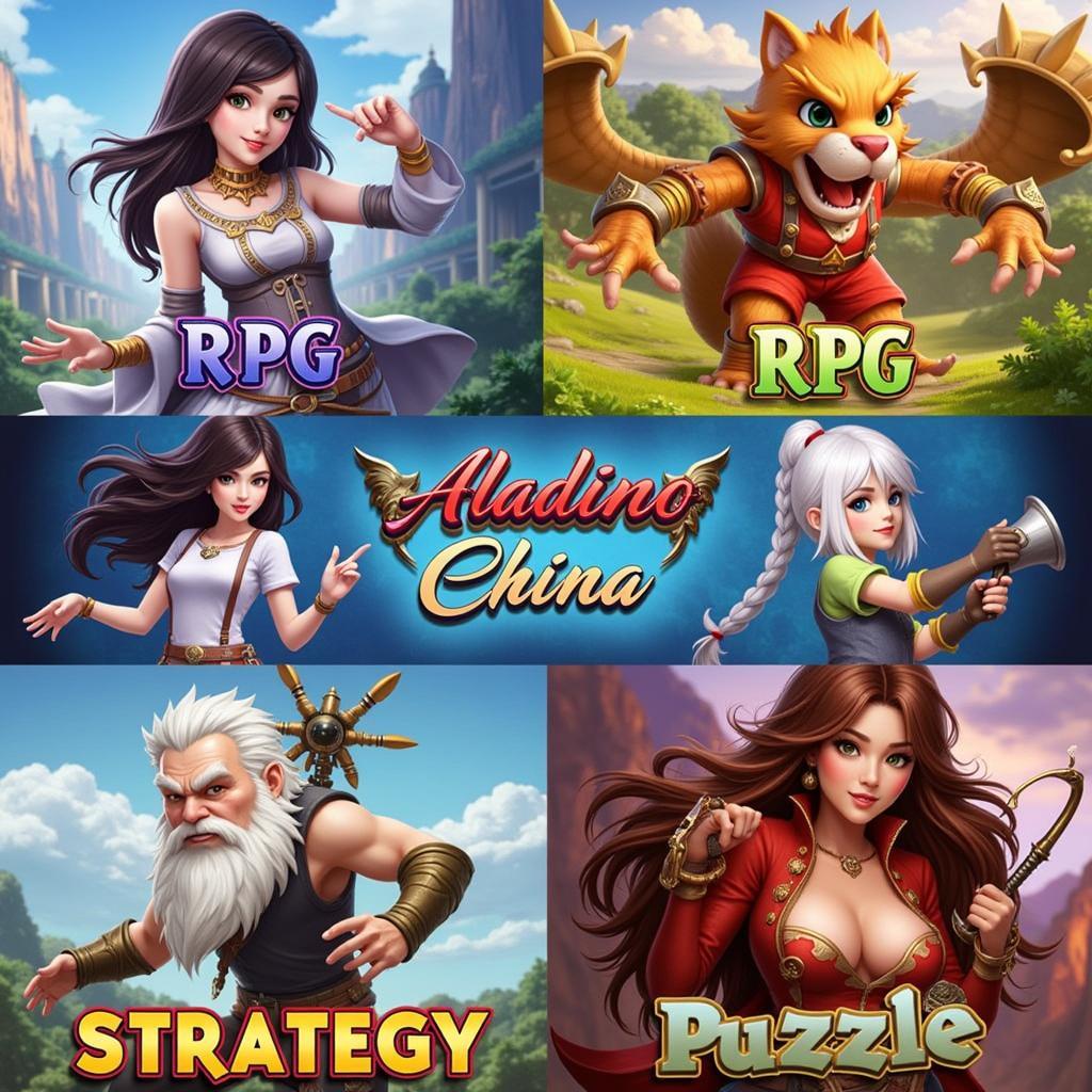 Aladino China APK Diverse Game Selection