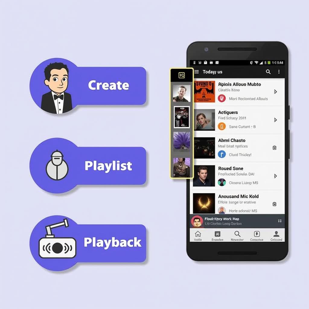 Album Sony APK Interface