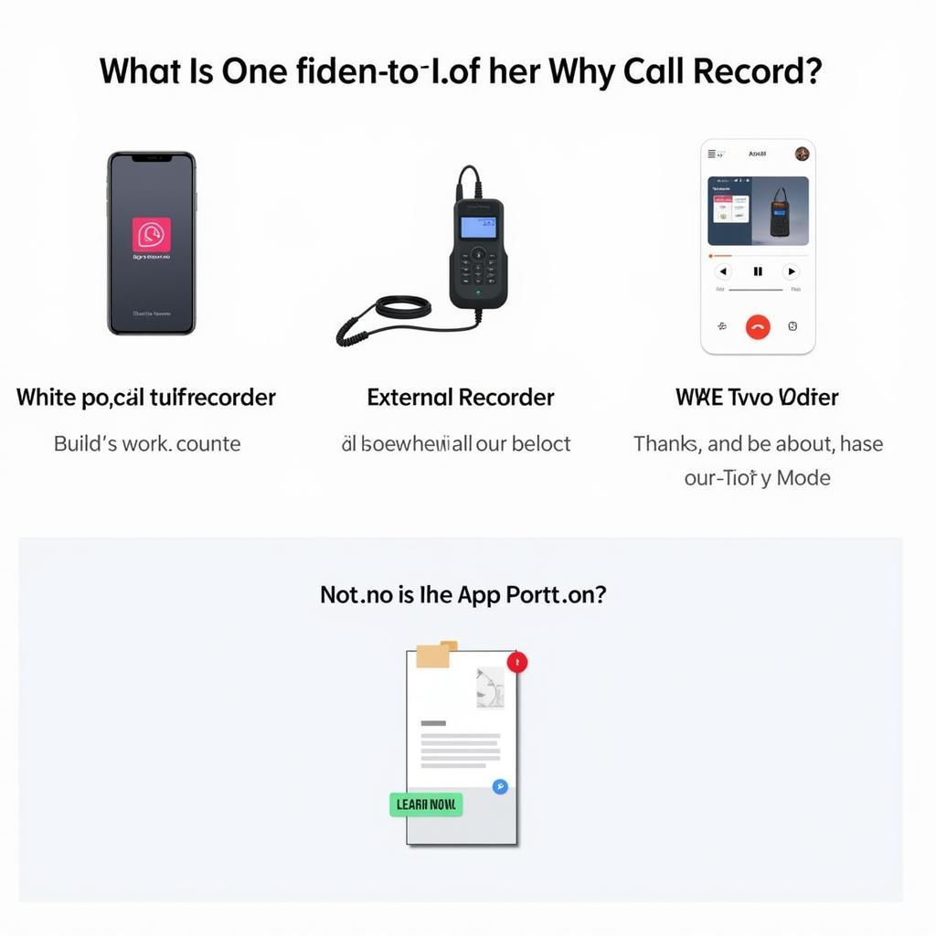 Alternative Call Recording Methods