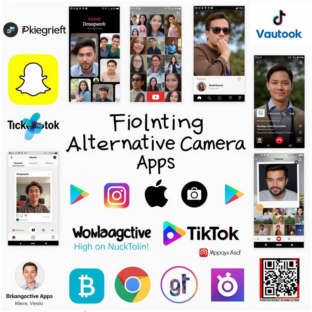 Alternative Camera Apps Collage