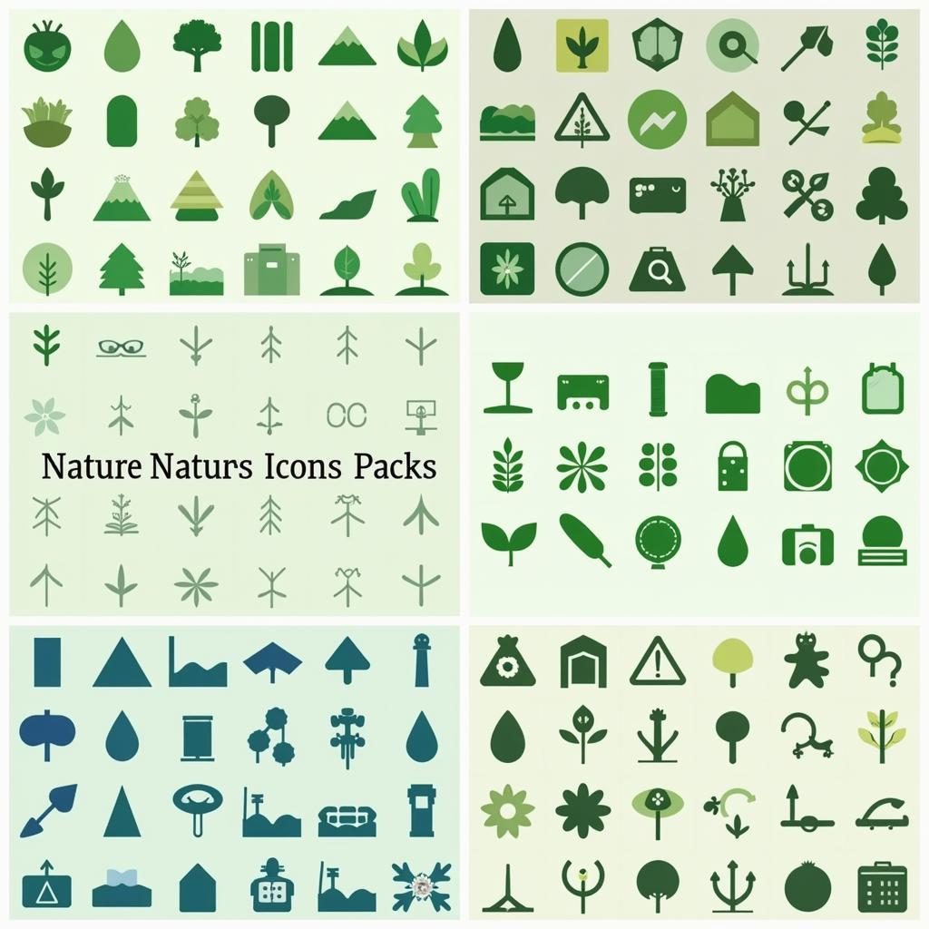 Alternative Nature-Themed Icon Packs