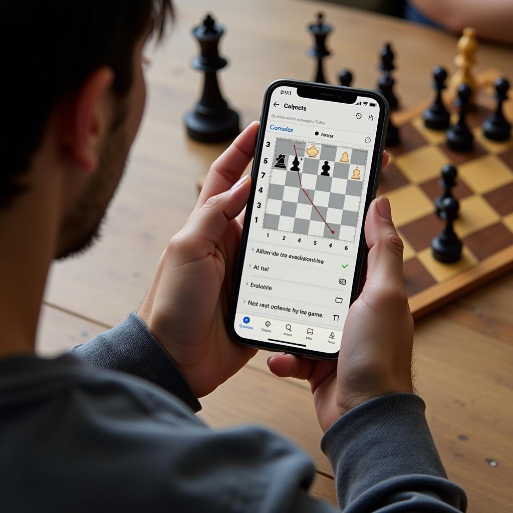 Analyzing a Chess Game with Engine App