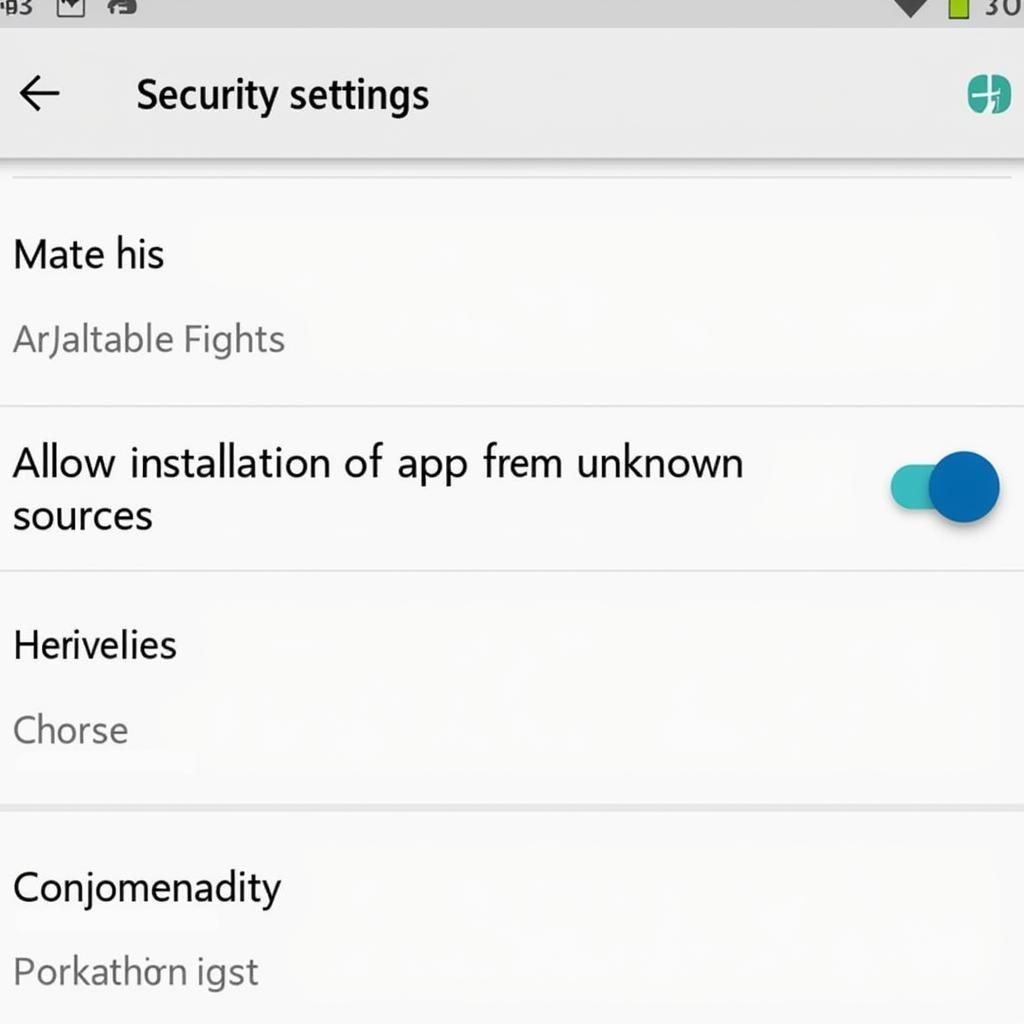 Android Security Settings for APK Downloads