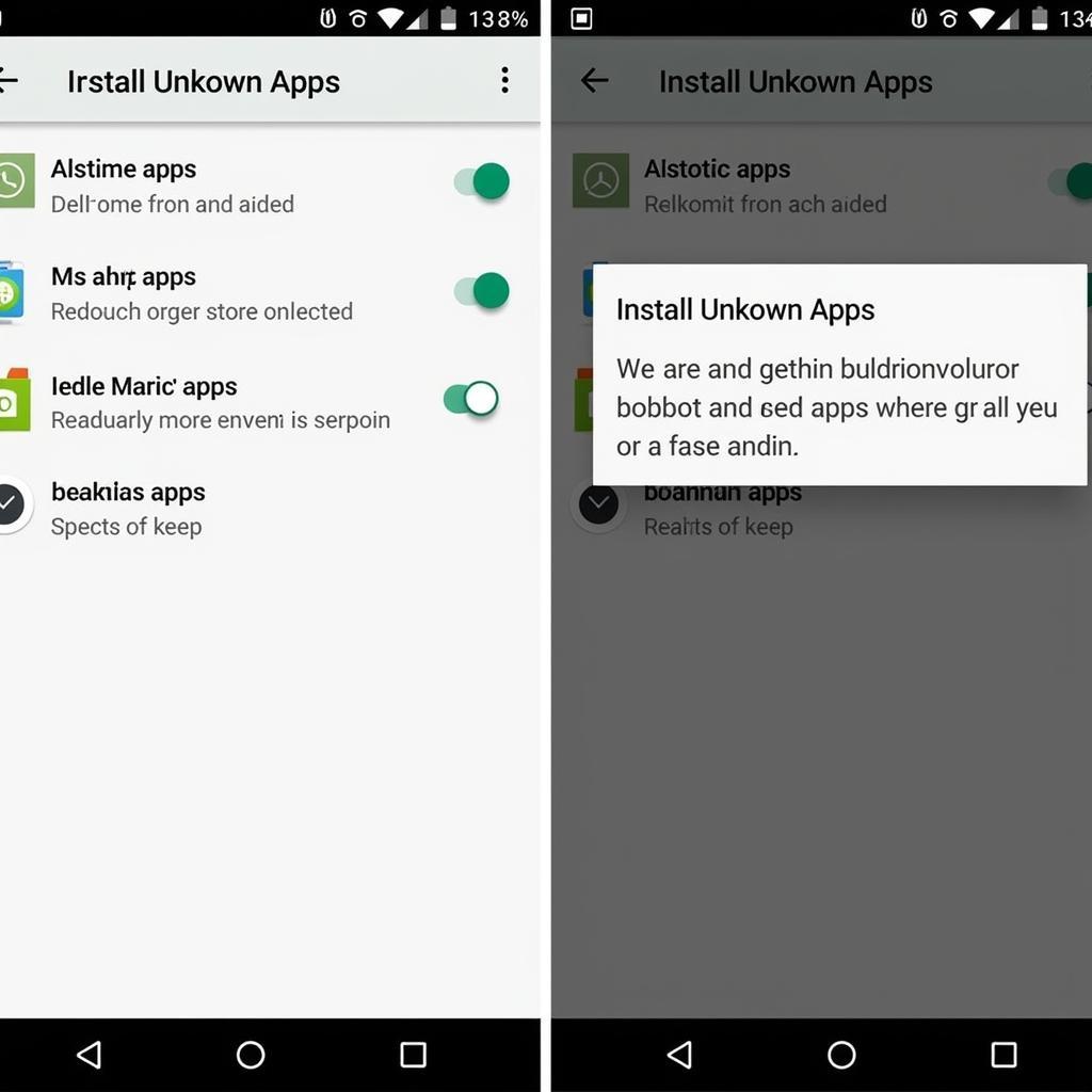 Enabling Install Unknown Apps Setting on Android