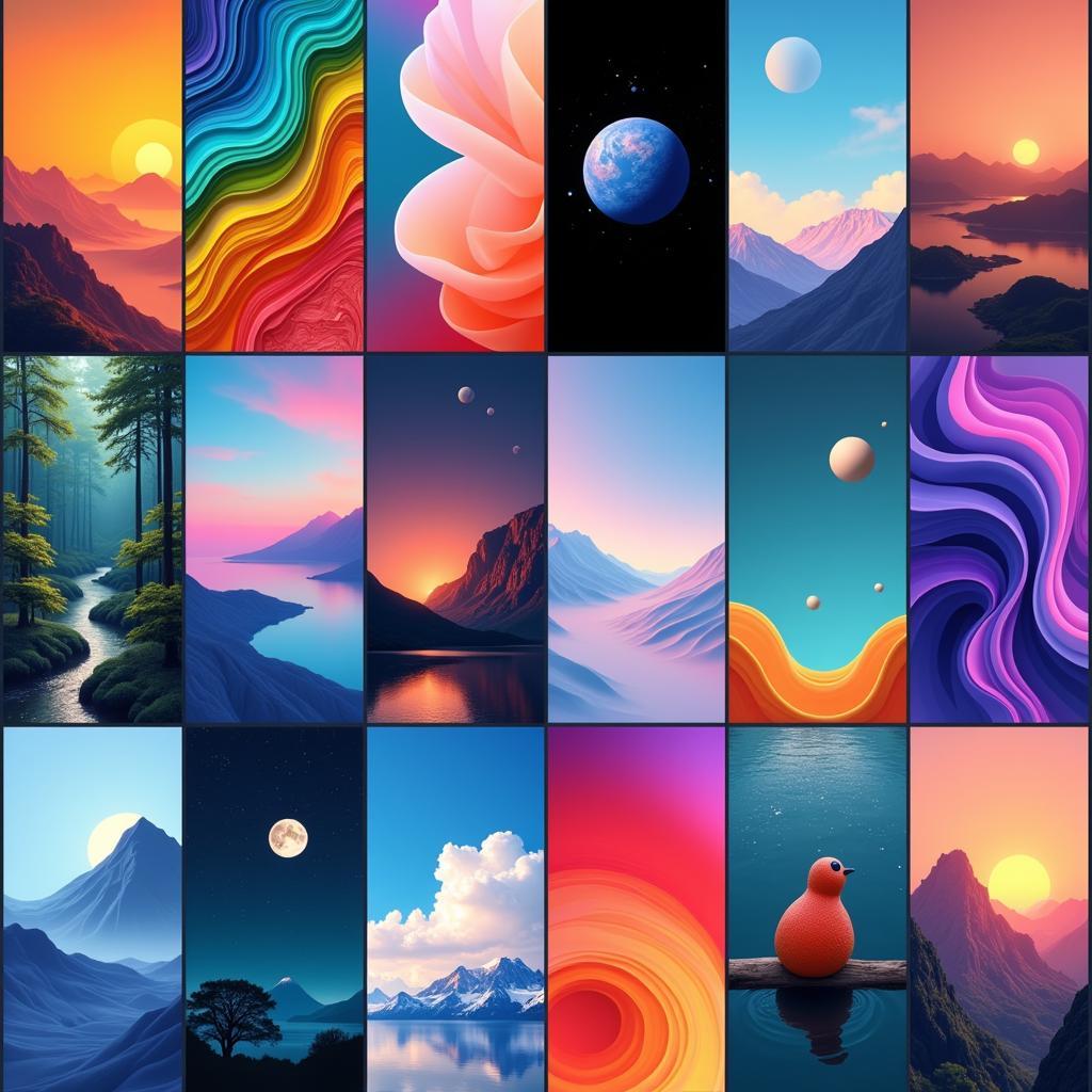 Android P Wallpaper APK Variety