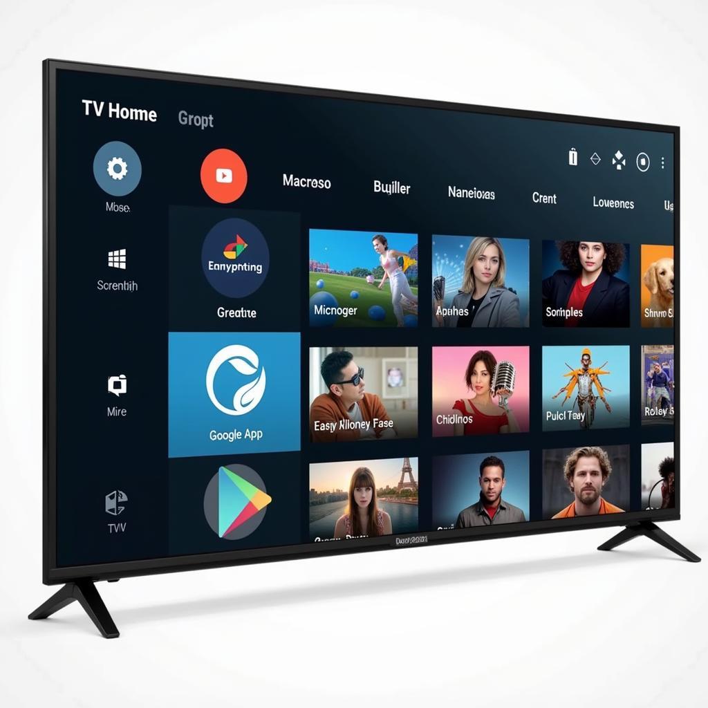 Android TV Home APK Interface