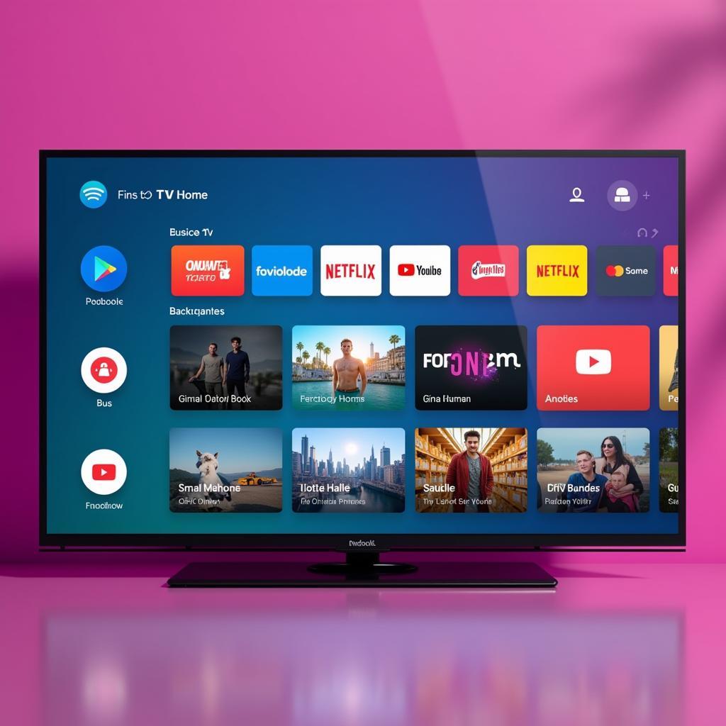 Customized Android TV Home Screen