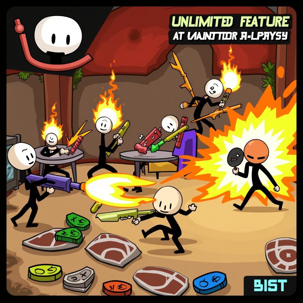 Anger of Stick 3 Mod APK Gameplay Screenshot