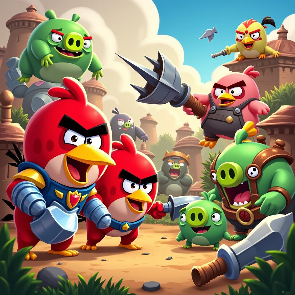 Angry Bird Epic Hack Mod APK Gameplay Screenshot