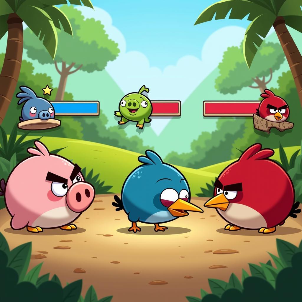 Gameplay screenshot of Angry Birds Epic